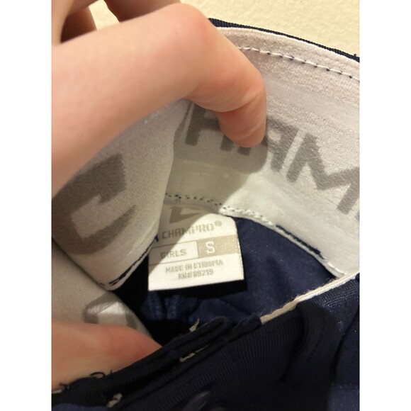 NWOT Champro Navy Knicker Softball Pant - Girls S - Picture 3 of 3